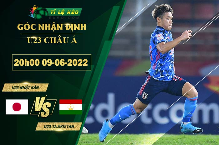 soi kèo U23 Nhật Bản vs U23 Tajikistan