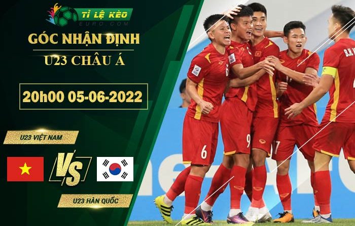 soi kèo U23 Việt Nam vs U23 Hàn Quốc