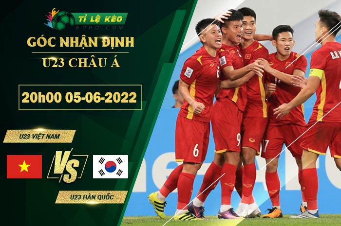 soi kèo U23 Việt Nam vs U23 Hàn Quốc