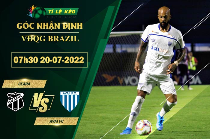 soi kèo Ceara vs Avai FC