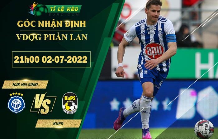 soi kèo HJK Helsinki vs KuPS
