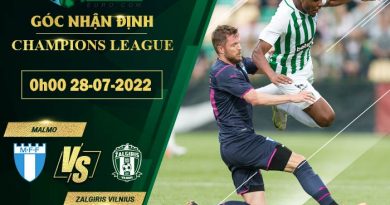 soi kèo Malmo vs Zalgiris