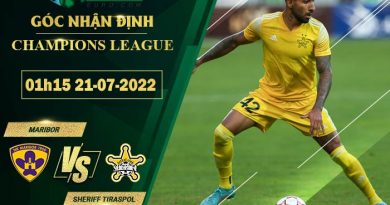 soi kèo Maribor vs Sheriff Tiraspol