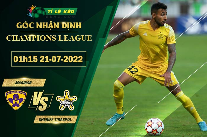 soi kèo Maribor vs Sheriff Tiraspol