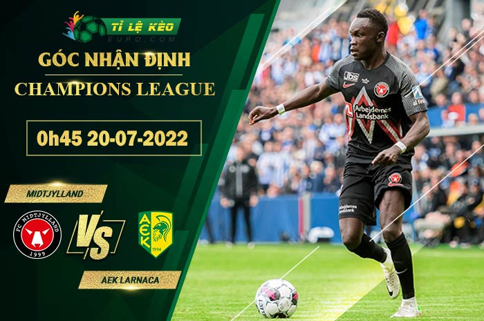 soi kèo Midtjylland vs AEK Larnaca
