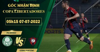 soi kèo Palmeiras vs Cerro Porteno