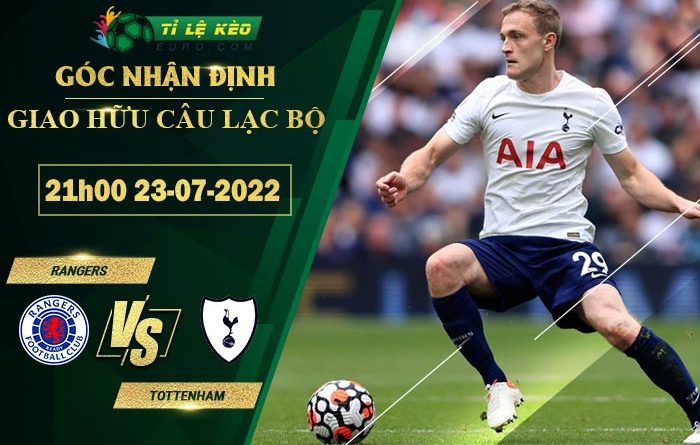 soi kèo Rangers vs Tottenham