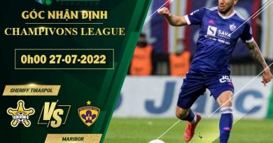 soi kèo Sheriff Tiraspol vs Maribor