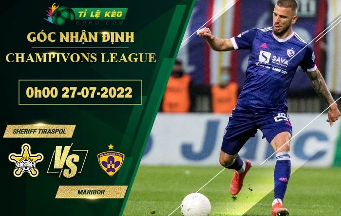 soi kèo Sheriff Tiraspol vs Maribor