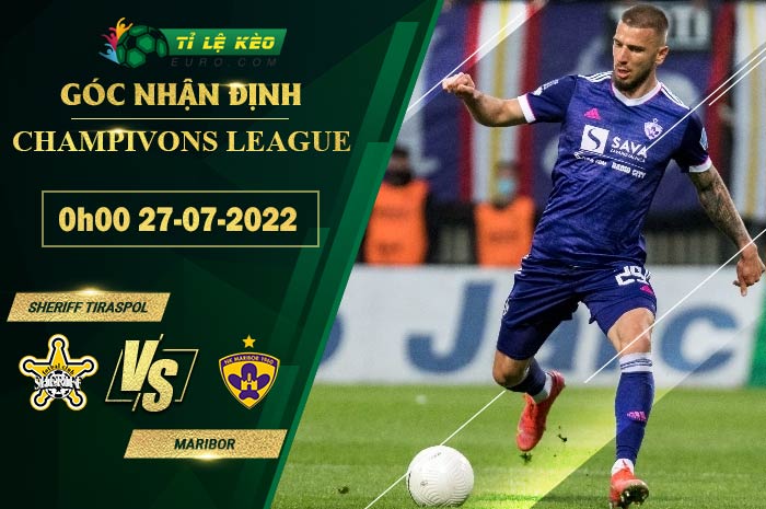 soi kèo Sheriff Tiraspol vs Maribor