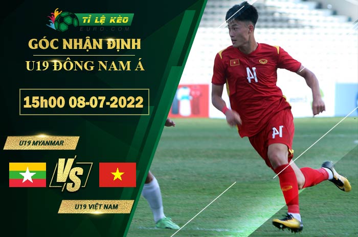soi kèo U19 Myanmar vs U19 Viet Nam