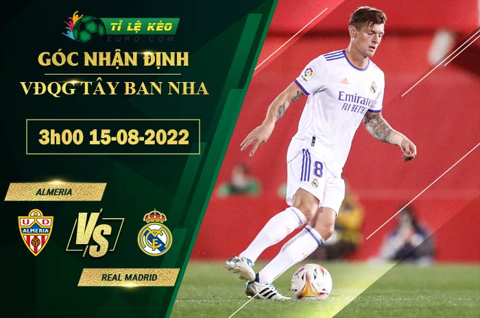 soi kèo Almeria vs Real Madrid