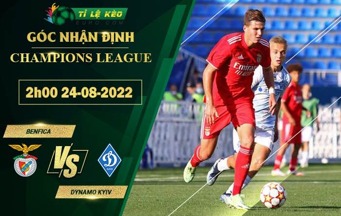 soi kèo Benfica vs Dynamo Kyiv