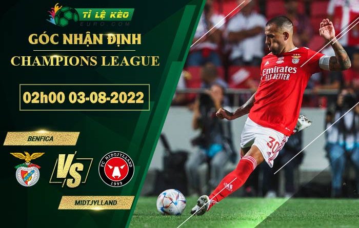 soi kèo Benfica vs Midtjylland