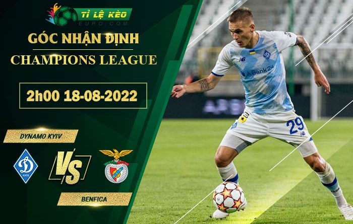 soi kèo Dynamo Kyiv vs Benfica
