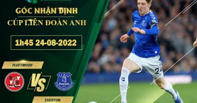 soi kèo Fleetwood Town vs Everton