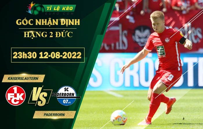 soi kèo Kaiserslautern vs Paderborn 07