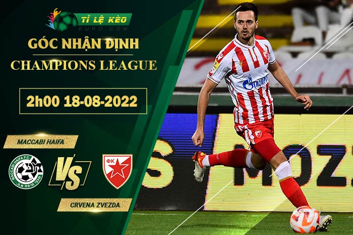 soi kèo Maccabi Haifa vs Crvena Zvezda