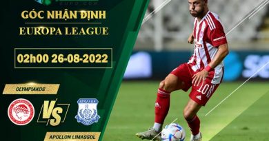 soi kèo Olympiakos vs Apollon Limassol