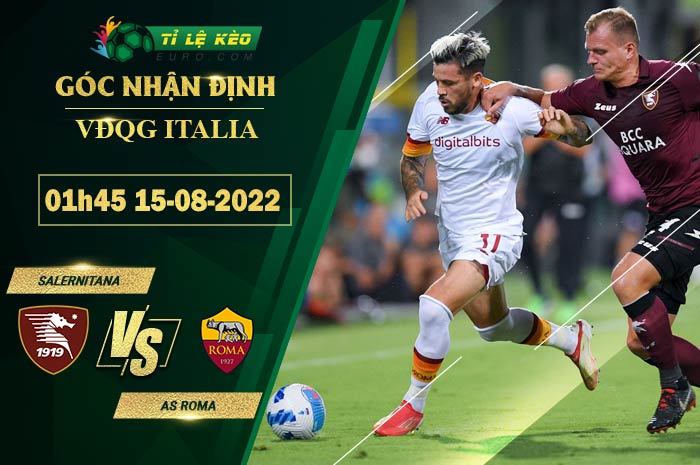 soi kèo Salernitana vs AS Roma