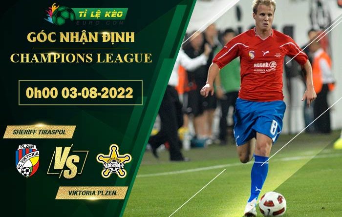 soi kèo Sheriff Tiraspol vs Viktoria Plzen