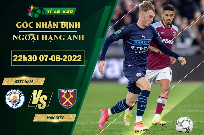soi kèo West Ham vs Man City