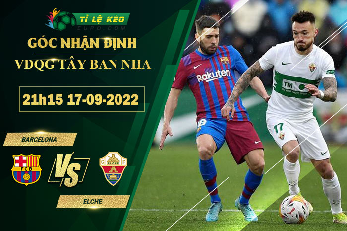 soi kèo Barcelona vs Elche