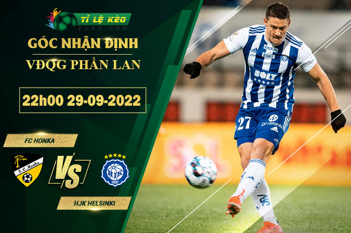 soi kèo FC Honka vs HJK Helsinki