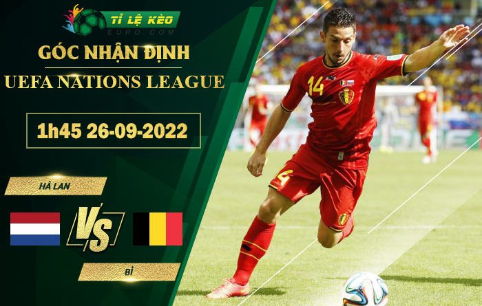 soi kèo Hà Lan vs Bỉ