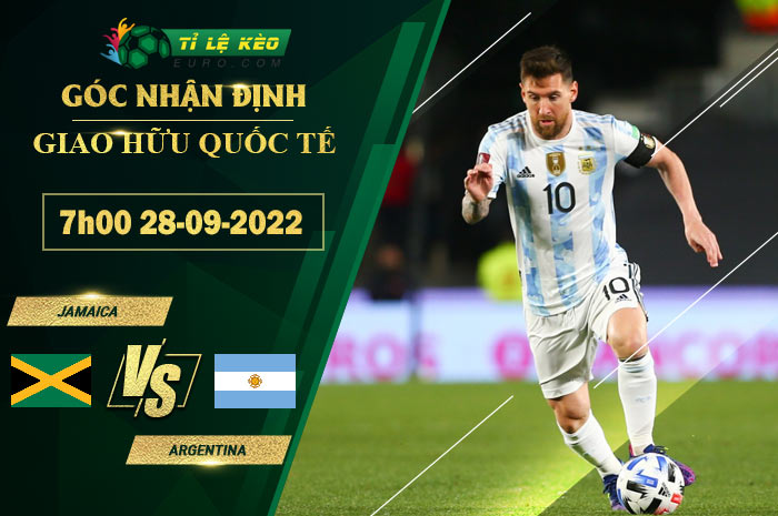 soi kèo Jamaica vs Argentina