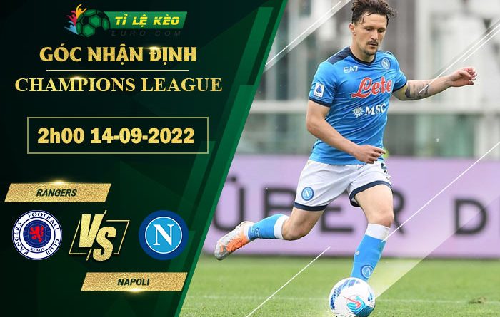 soi kèo Rangers vs Napoli