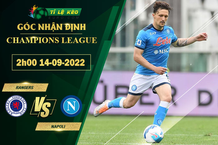 soi kèo Rangers vs Napoli