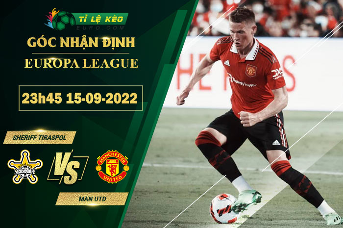 soi kèo Sheriff Tiraspol vs Man United