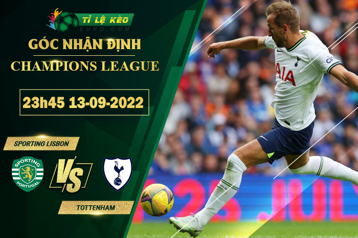 soi kèo Sporting Lisbon vs Tottenham