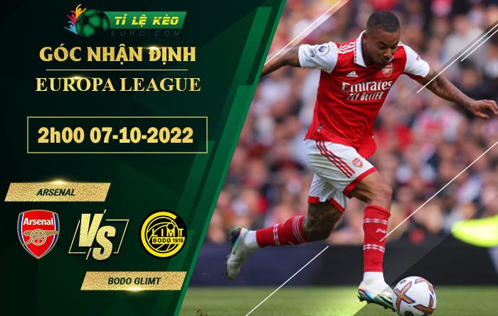 soi kèo Arsenal vs Bodo Glimt