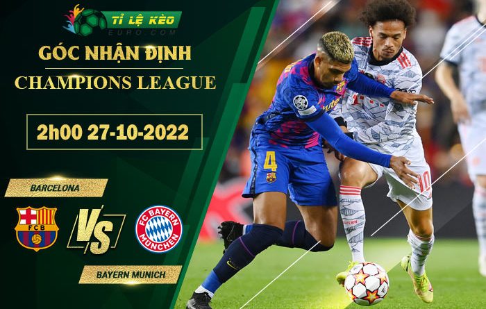 soi kèo Barcelona vs Bayern Munich