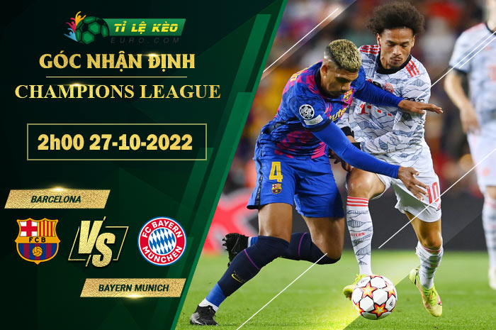 soi kèo Barcelona vs Bayern Munich
