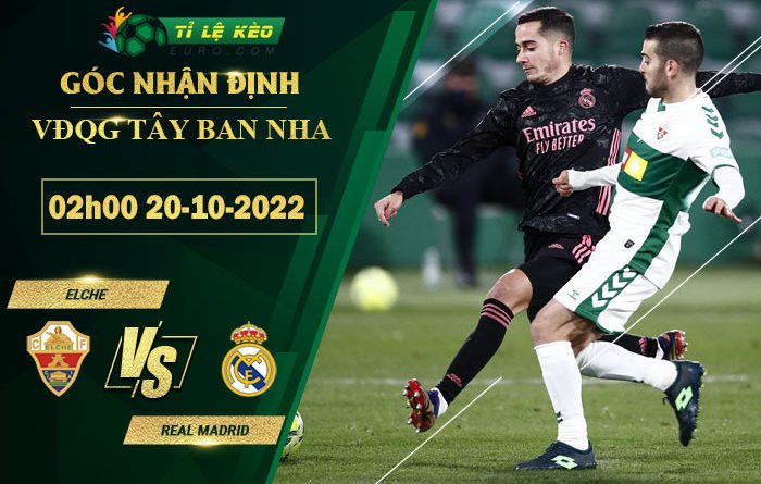 soi kèo Elche vs Real Madrid