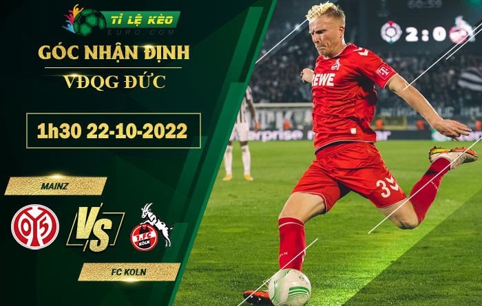 soi kèo Mainz vs Cologne