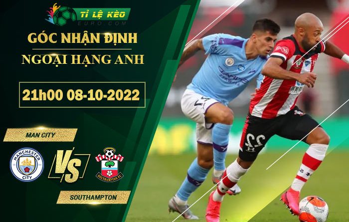 soi kèo Man City vs Southampton