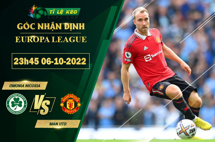 soi kèo Omonia Nicosia vs Man United