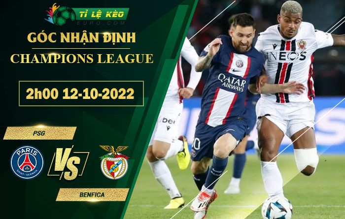 soi kèo PSG vs Benfica