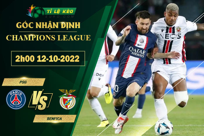 soi kèo PSG vs Benfica