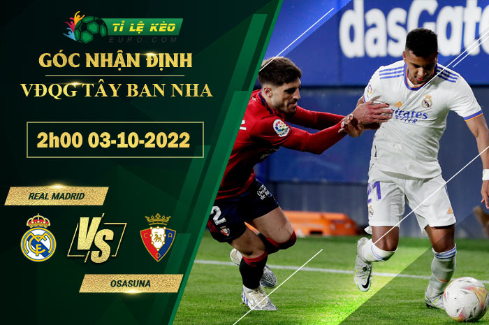 soi kèo Real Madrid vs Osasuna