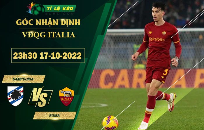 soi kèo Sampdoria vs AS Roma