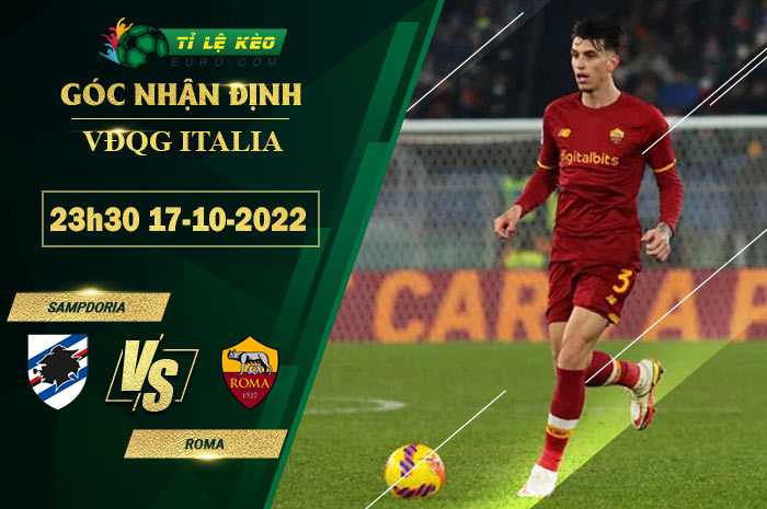 soi kèo Sampdoria vs AS Roma