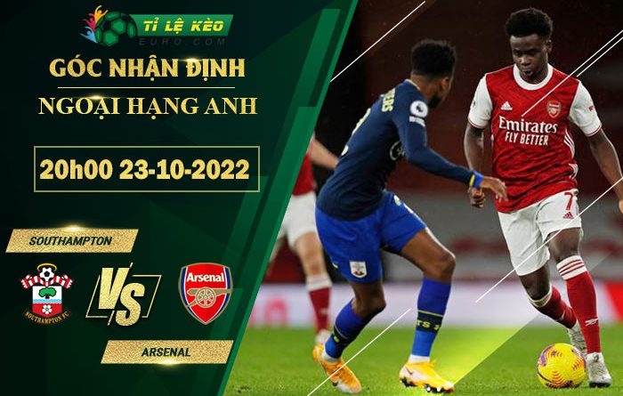 soi kèo Southampton vs Arsenal