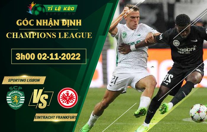 soi kèo Sporting Lisbon vs Eintracht Frankfurt