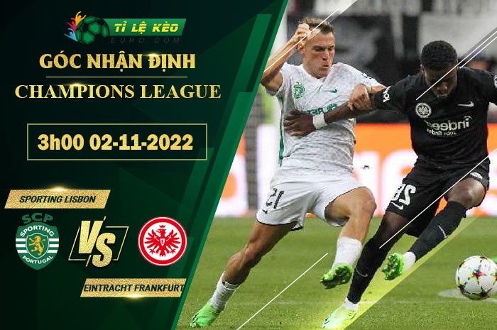 soi kèo Sporting Lisbon vs Eintracht Frankfurt