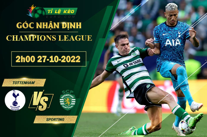 soi kèo Tottenham vs Sporting Lisbon